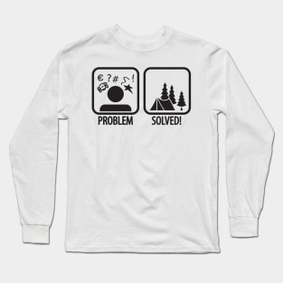 Problem Solved (black) Long Sleeve T-Shirt